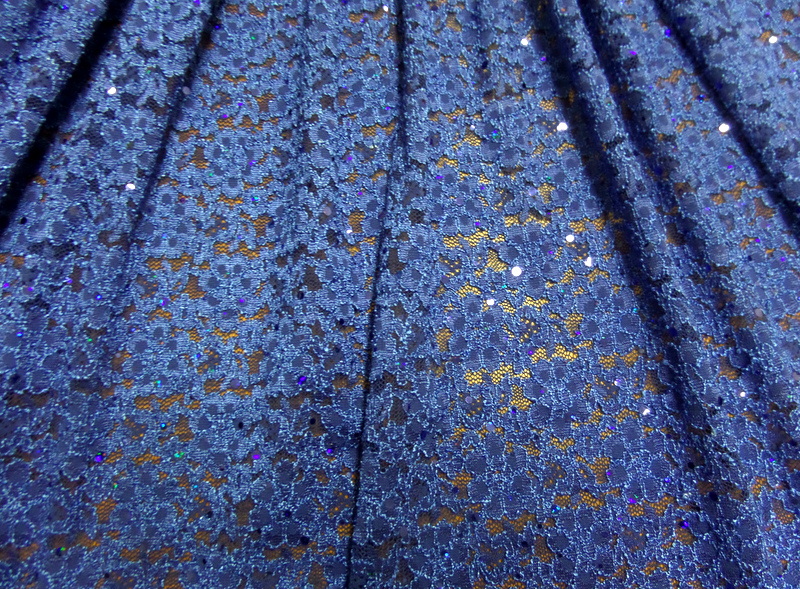 6.Royal Flower Lace With Sequins
